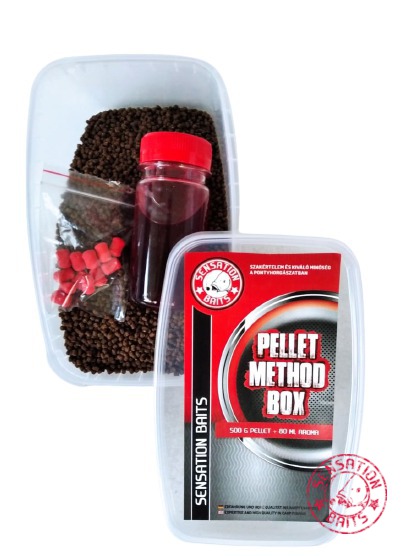 Sensation Baits  Amino pellet + Pop up pellet    method box  - 1. kép